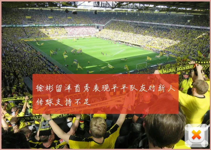 徐彬留洋首秀表现平平队友对新人传球支持不足